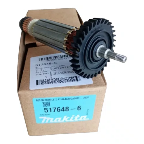 Induzido 127v Esmerilhadeira GA4530 / GA5030 Makita 517646-0 Induzido 127v Esmerilhadeira GA4530 / GA5030 Makita 517646-0