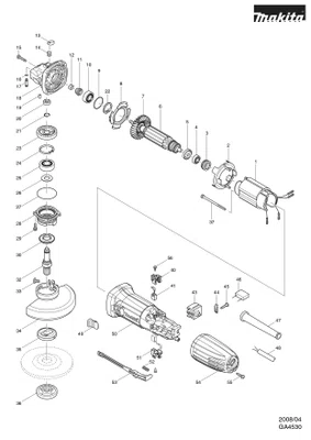 Esmerilhadeira GA4530 Makita Esmerilhadeira GA4530 Makita