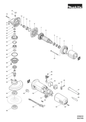 Esmerilhadeira 9557HN Makita