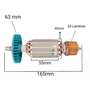 Induzido para Serra Mármore Bosch 1548 / GDC 14-40 - 220v Induzido para Serra Mármore Bosch 1548 / GDC 14-40 - 220v